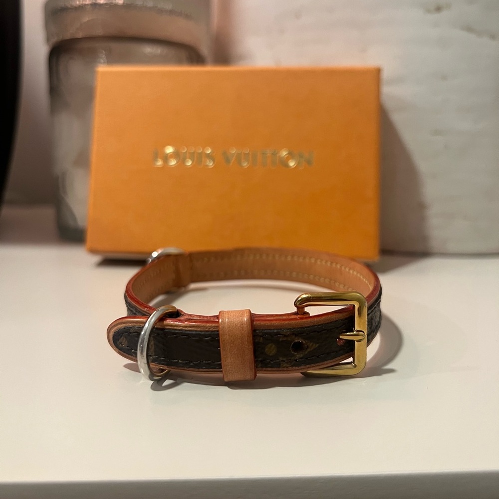 LOUIS VUITTON PUPPY COLLAR